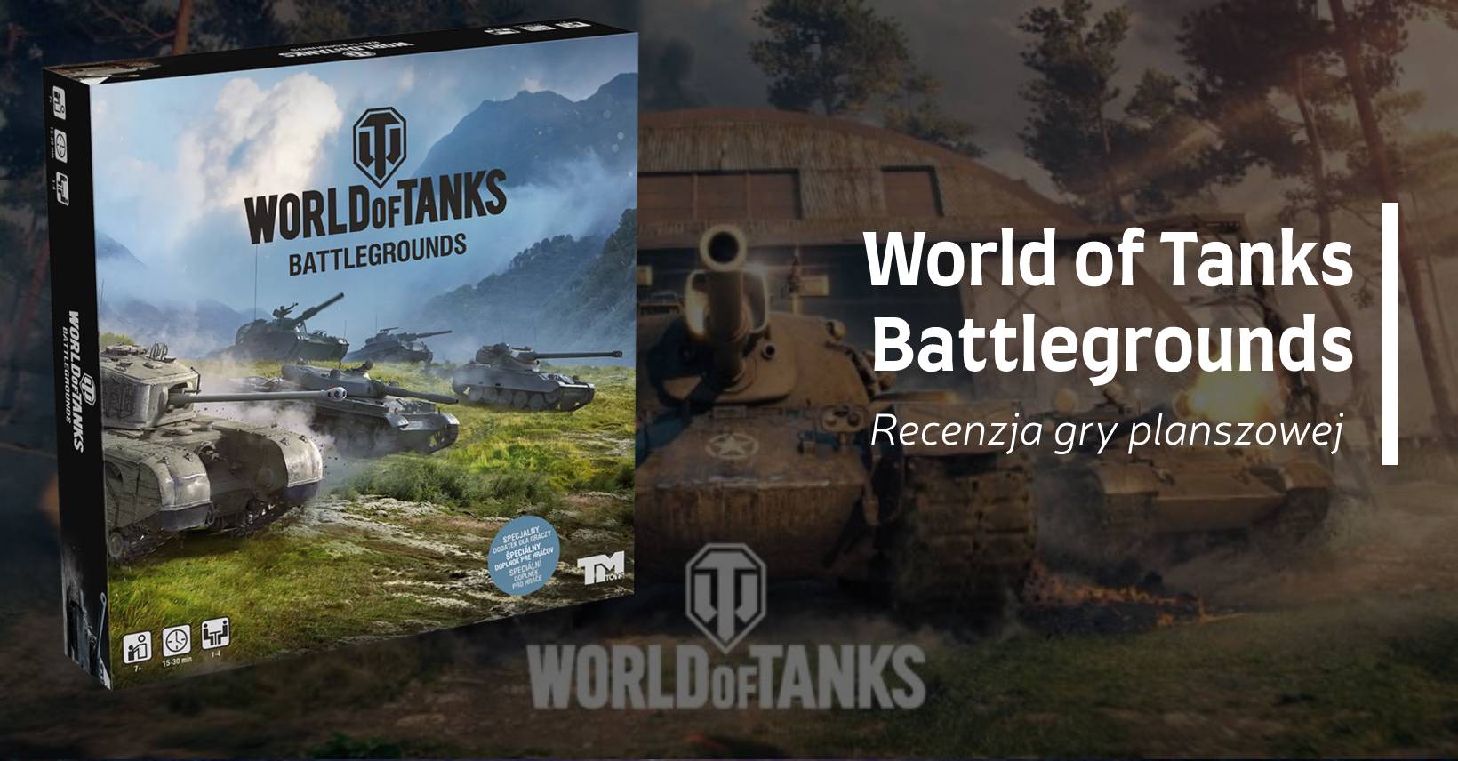 Zdjęcie okładkowe wpisu Recenzja: World of Tanks: Battlegrounds [Planszówka]