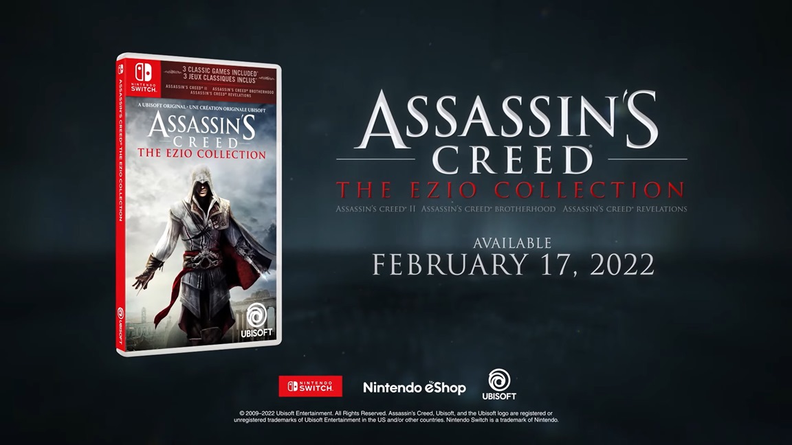 Zdjęcie okładkowe wpisu Ubisoft potwierdza! Assasin’s Creed: The Ezio Collection trafi na Switch
