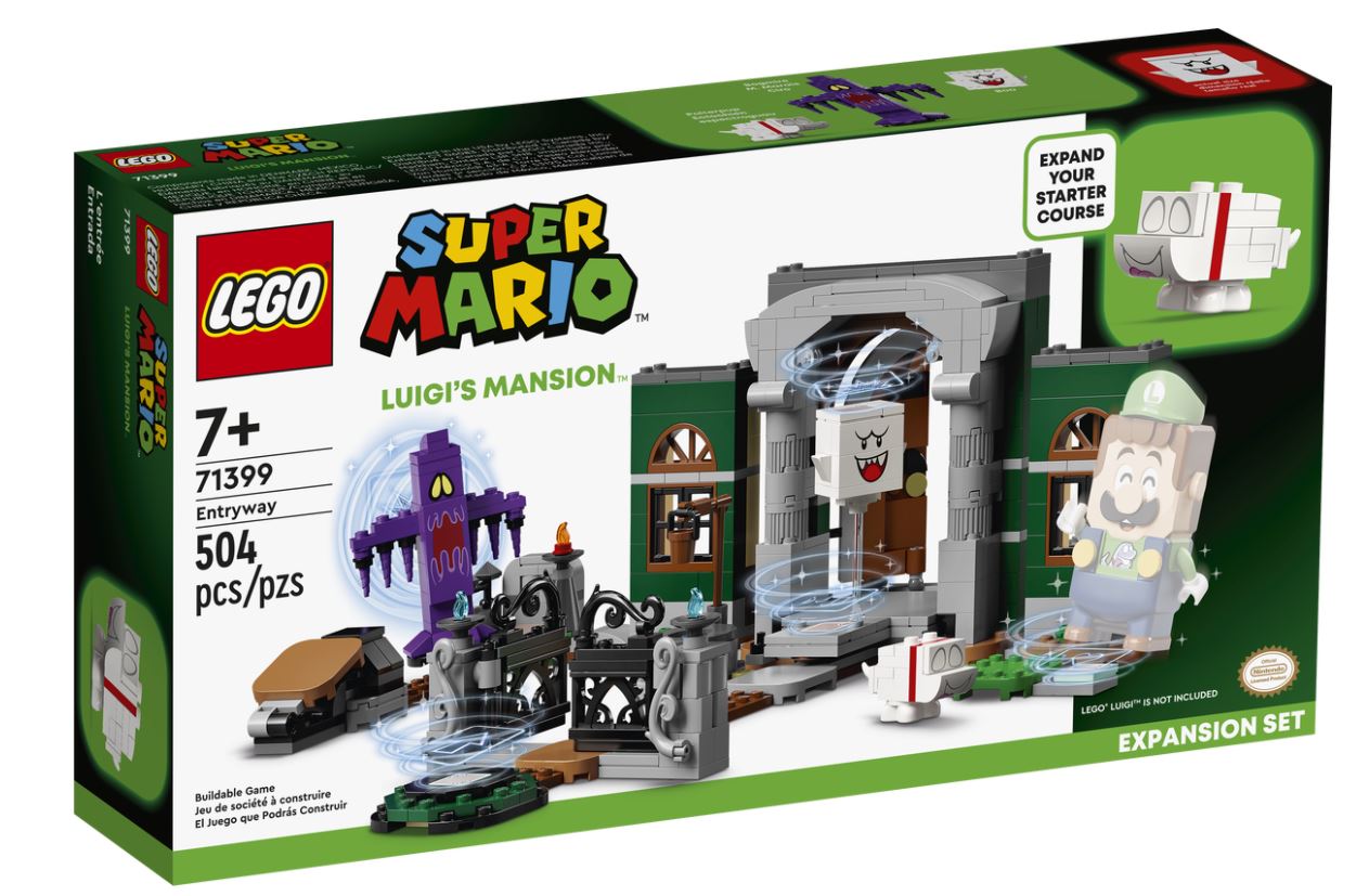 Zdjęcie okładkowe wpisu Nowe zestawy LEGO: Luigi’s Mansion są już dostępne!