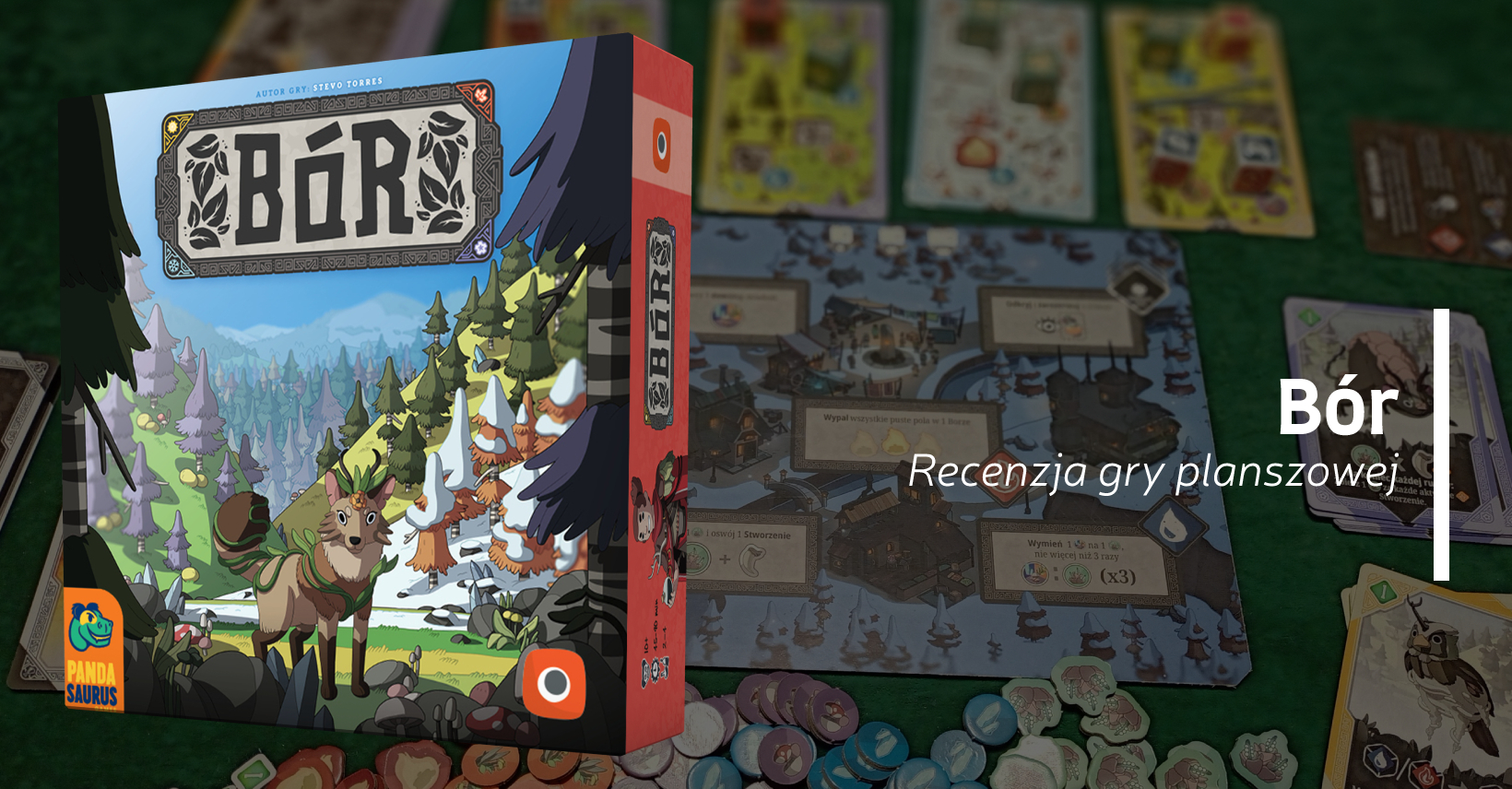Zdjęcie okładkowe wpisu Recenzja: Bór [Planszówka]
