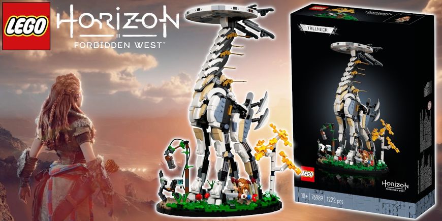 Zdjęcie okładkowe wpisu Zapowiedziano nowy zestaw LEGO – Horizon Forbidden West: Tallneck