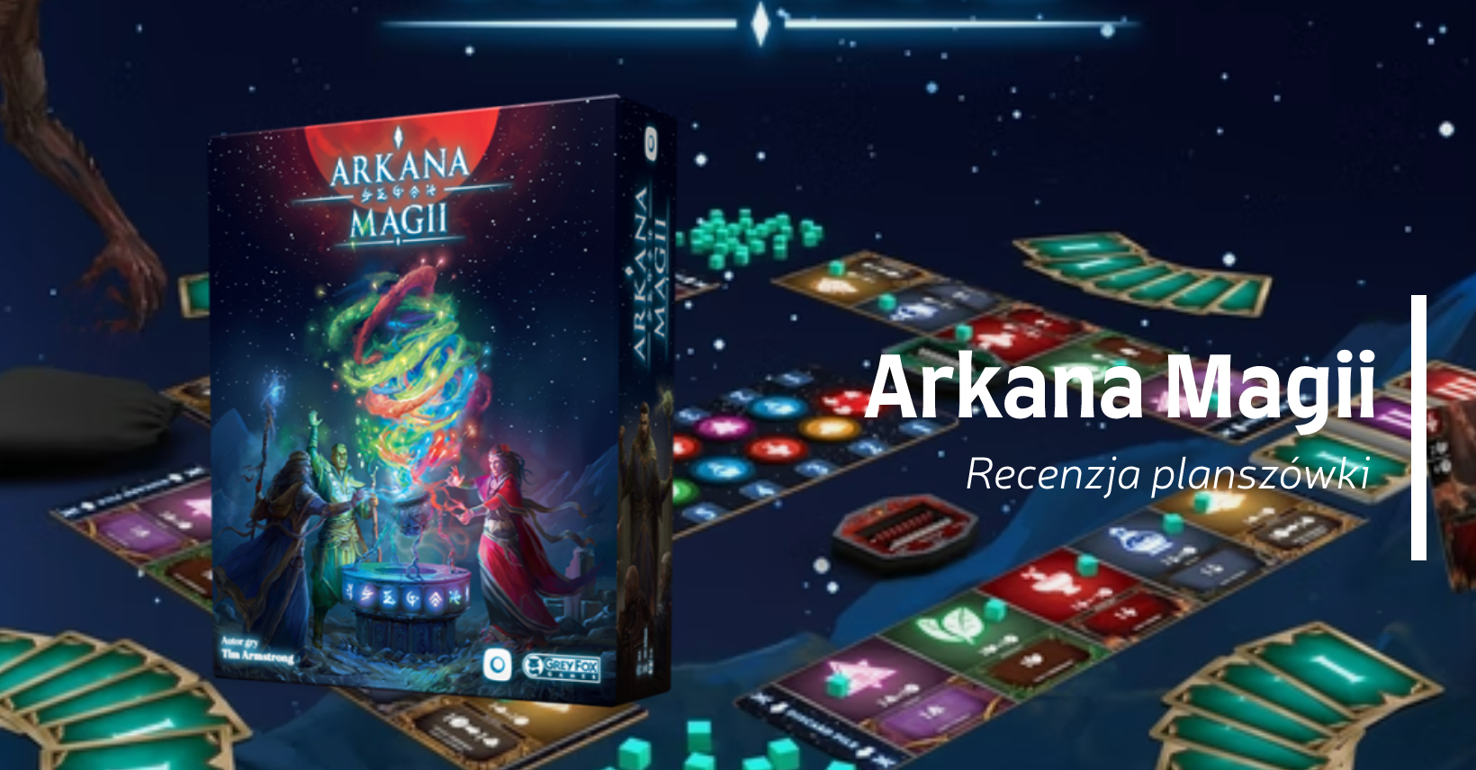 Zdjęcie okładkowe wpisu Recenzja: Arkana Magii [Planszówka]