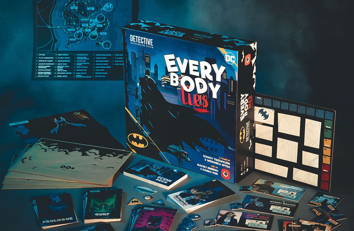 Zdjęcie okładkowe wpisu Batman: Wszyscy kłamią –  ruszyła przedsprzedaż gry planszowej