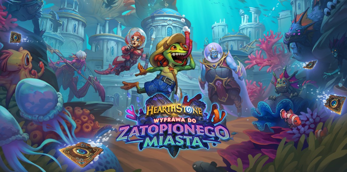 Zdjęcie okładkowe wpisu Hearthstone – Wyprawa do Zatopionego Miasta jest już dostępna