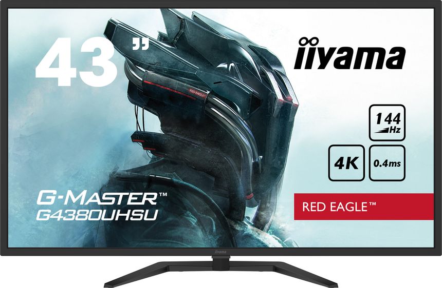 Zdjęcie okładkowe wpisu iiyama G-Master G4380UHSU-B1 Red Eagle – 43 calowy monitor dla graczy