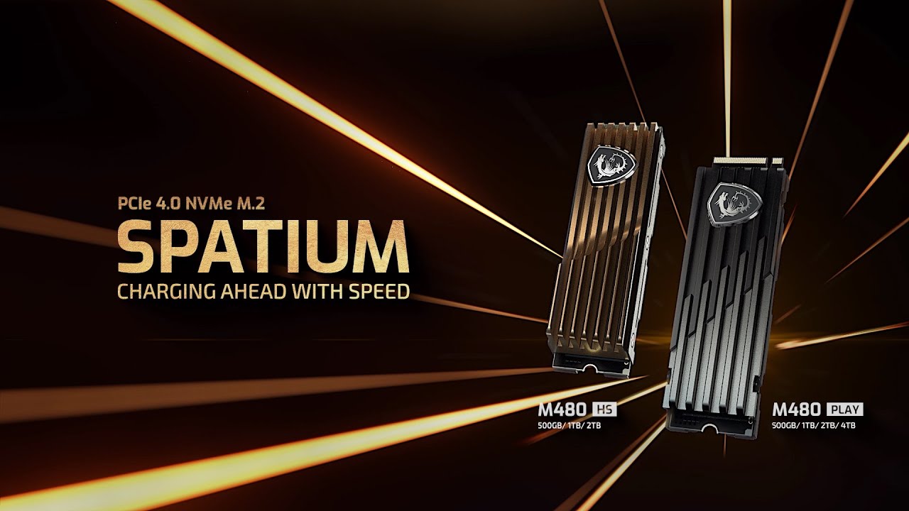 Zdjęcie okładkowe wpisu MSI wprowadza do sprzedaży dysk SSD Spatium M480 do PS5
