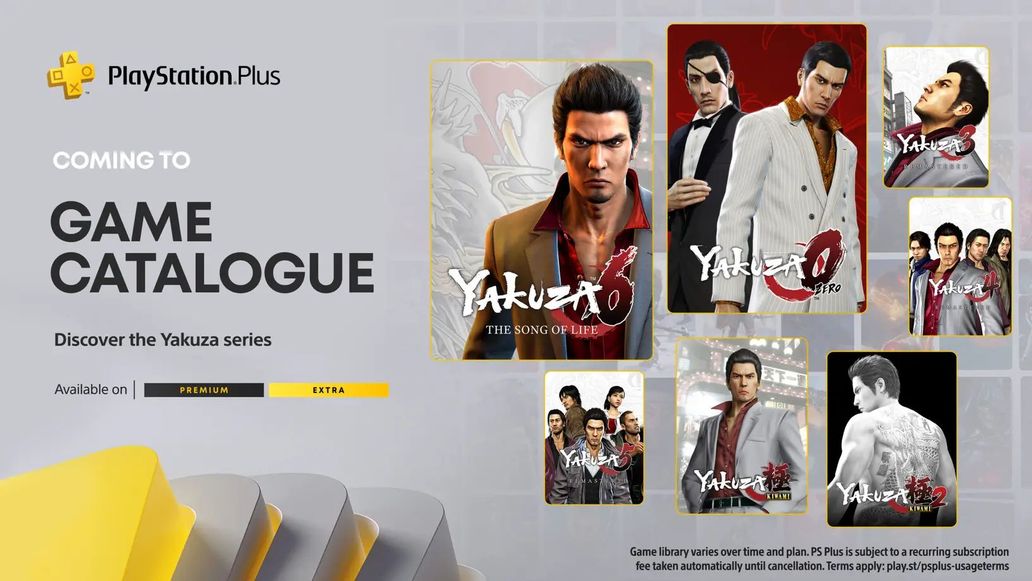 Zdjęcie okładkowe wpisu 8 gier z serii Yakuza trafi do oferty PlayStation Plus w 2022 roku
