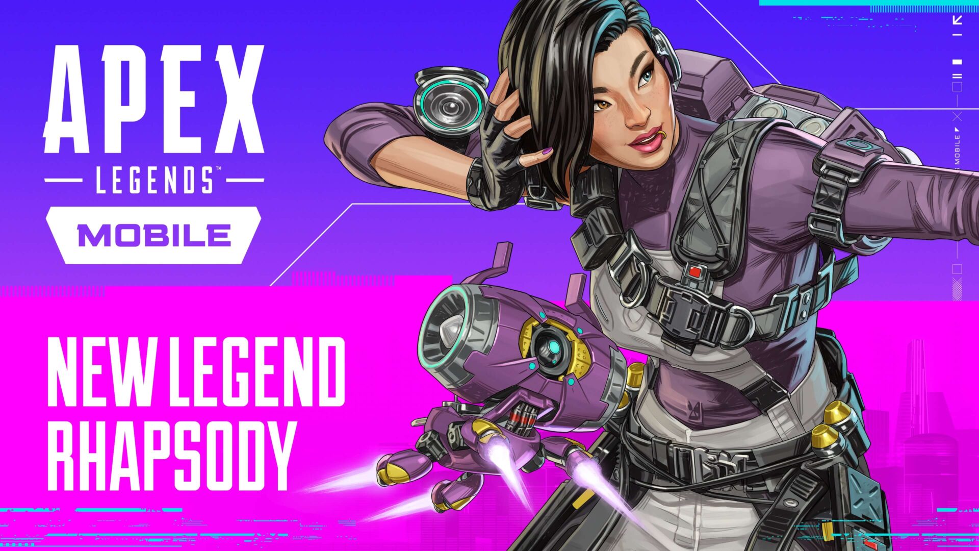 Zdjęcie okładkowe wpisu Rhapsody – nowa legenda w Apex Legends Mobile