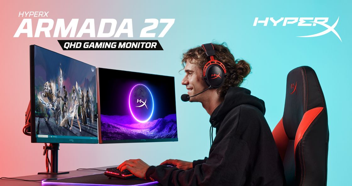 Zdjęcie okładkowe wpisu HyperX zapowiada pierwszą linię monitorów gamingowych Armada