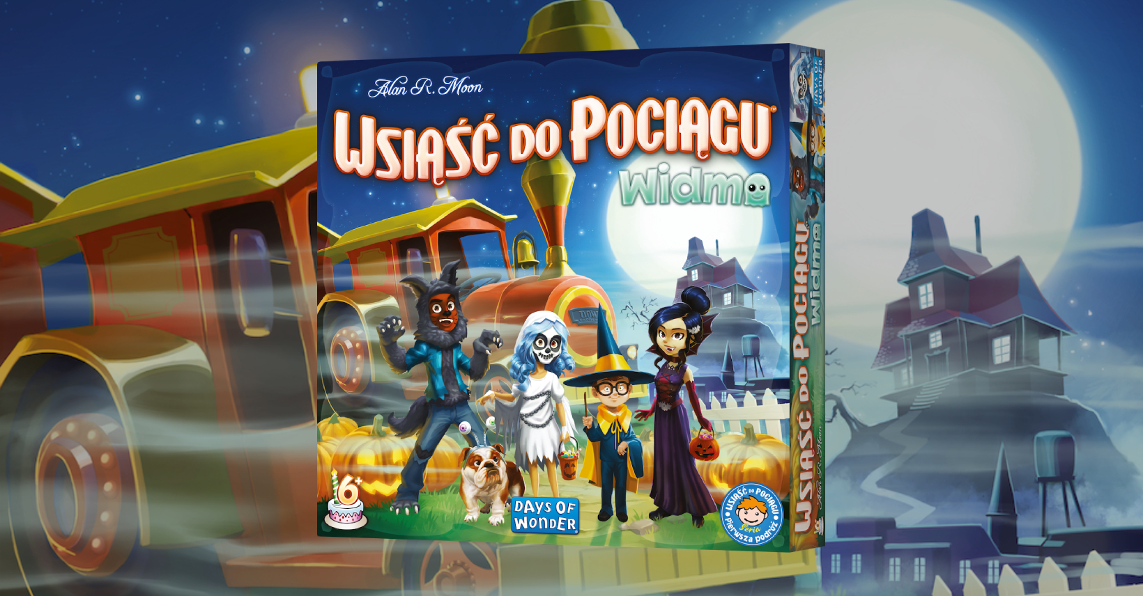 Zdjęcie okładkowe wpisu Już w październiku zagramy w specjalną wersję Wsiąść do Pociągu… Widmo!