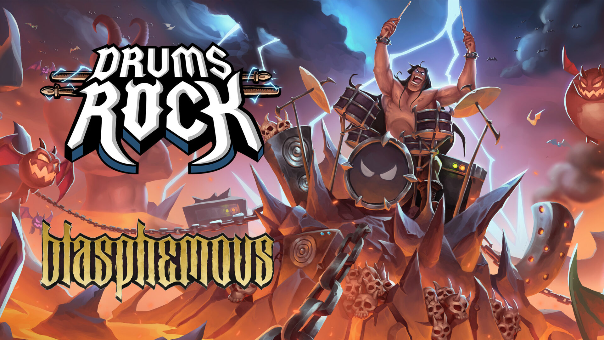 Zdjęcie okładkowe wpisu Drums Rock – utwory z Blasphemous już dostępne