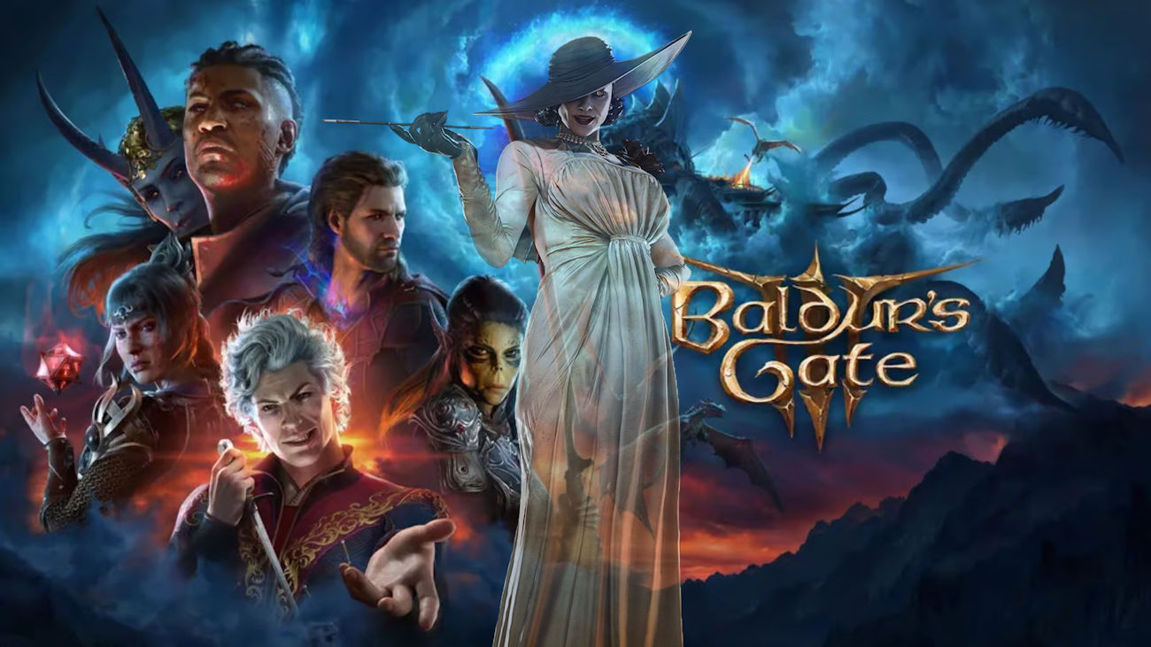 Zdjęcie okładkowe wpisu Lady Dimitrescu wystąpi w Baldur’s Gate 3. Zwiastun nowych lokacji i romansów