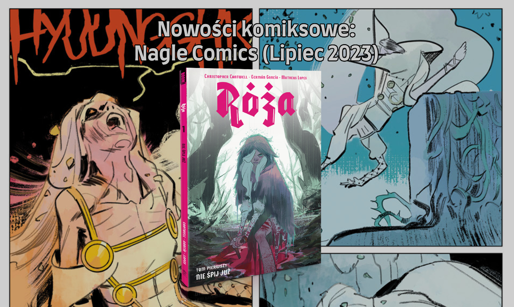 Zdjęcie okładkowe wpisu Lipcowa premiera Nagle Comics!